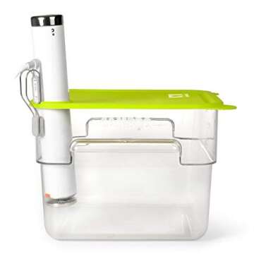 Collapsible Silicone Lid for Sous Vide Cookers