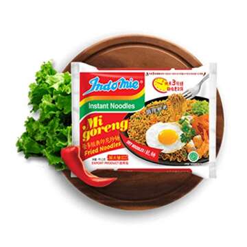 Indomie Mi Goreng Instant Stir Fry Noodles, Halal Certified, Original Flavor, 3 Ounce (Pack of 30)