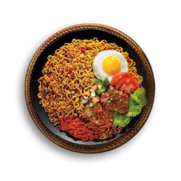 Indomie Mi Goreng Instant Stir Fry Noodles, Halal Certified, Original Flavor, 3 Ounce (Pack of 30)