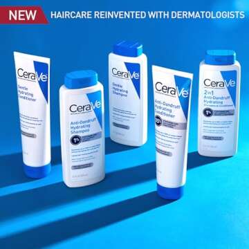 CeraVe 2 In 1 Hydrating Anti Dandruff Shampoo And Conditioner That Eliminates Dandruff & Relieves It...