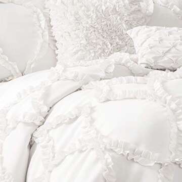 Lush Decor Avon Comforter Set - Elegant King Bedding Set