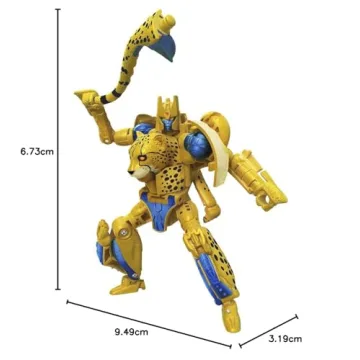 Transformers Kingdom Deluxe Cheetor Action Figure for Kids and Collectors