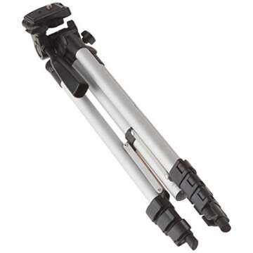 50 Inch Aluminum Camera Tripod for Canon, Nikon, Sony, Samsung, Olympus, Panasonic & Pentax + eCost Microfiber