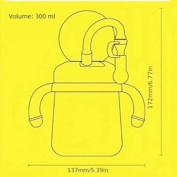 FRAGRANTGARDEN Drinking Cup With Whale Squirt, Weighted Sippy Cups With Adjustable Straps, 300ml Whale Water Cups With Silicone Soft Tip, Portable Leak Proof Straw Sippy Cup For Kids (A-Green)