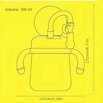 FRAGRANTGARDEN Drinking Cup With Whale Squirt, Weighted Sippy Cups With Adjustable Straps, 300ml Whale Water Cups With Silicone Soft Tip, Portable Leak Proof Straw Sippy Cup For Kids (A-Green)