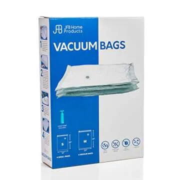 JFB Home Vacuum Compression Travel Bags - Save Space.