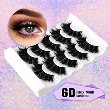 Luxury Faux Mink Eyelashes for Stunning, Dramatic Looks