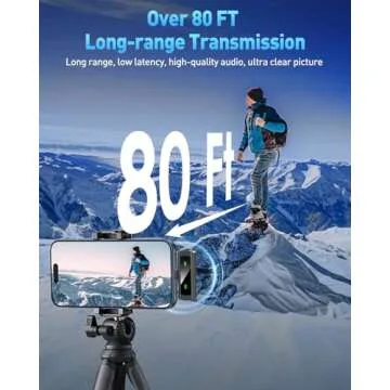 USB C Wireless Lavalier Microphone for iPhone 15 16, Mini LED Display Microphone for Android with Noise Reduction, Lapel Magnetic Clip-on Microphone for Recording Content Creator Vlog Tiktok YouTube