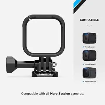 Sametop Case Frame for GoPro Hero 5 & 4 Cameras