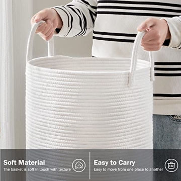 Eco-Friendly Tall Laundry Hamper by YOUDENOVA - 58L Space Saver
