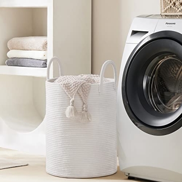 Eco-Friendly Tall Laundry Hamper by YOUDENOVA - 58L Space Saver