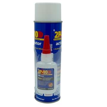 FastCap 2P-10 Super Glue Adhesive 2.25 oz Thick + 12 oz Activator Combo Pack