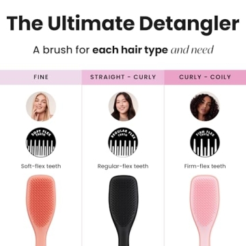 Tangle Teezer Ultimate Detangler Brush for Curly Hair Styles