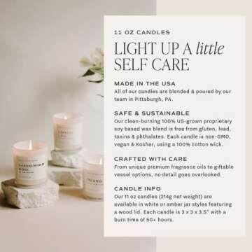 Sweet Water Spa Candle | Relaxing Lavender & Sage Scent