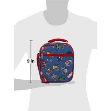 Marvel Kawaii Insulated School Lunch Box for Kids