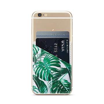 Arlgseln Cell Phone Card Holder, Multi-functional Ultra Slim Adhesive Purse ID/Credit Card Slots Wal...