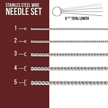 TCP Global 25 Piece Needle & Brush Tool Set for Cleanliness