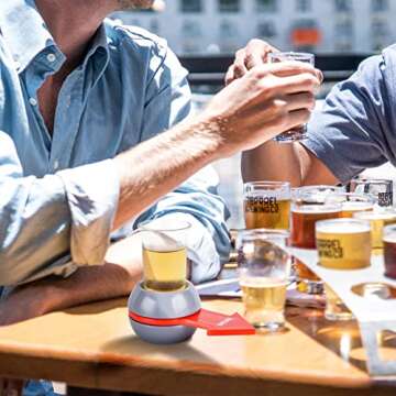 CRETVIS Shot Spinner Spin The Shot Fun Drinking Game Spin Shot Game Party Games for Adults Includes ...