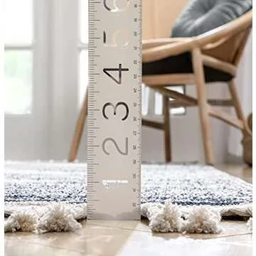 Well Woven Zella Ivory Tribal Diamond Medallion Area Rug