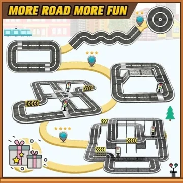 Magnetic Tiles Road Expansion Pack for Creative Play