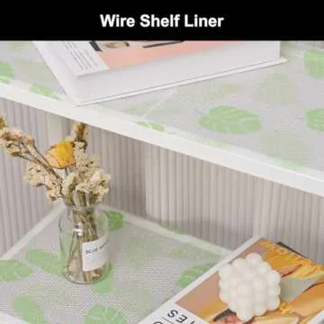 Cooyes Shelf Liner – Premium Non-Adhesive Cabinet & Drawer Liner for Kitchen – Waterproof Shelf Paper with Modern Pattern – Durable EVA Cabinet Mat – Easy to Cut