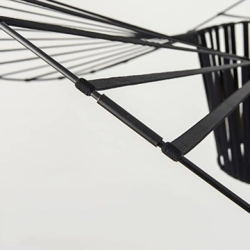 KELUOLY Black Vintage Chandelier for Stylish Spaces