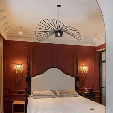 KELUOLY Black Vintage Chandelier for Stylish Spaces