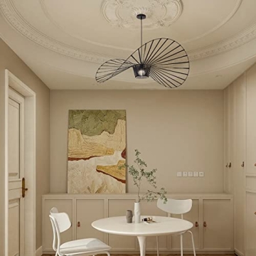 KELUOLY Black Vintage Chandelier for Stylish Spaces