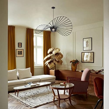 KELUOLY Black Vintage Chandelier for Stylish Spaces