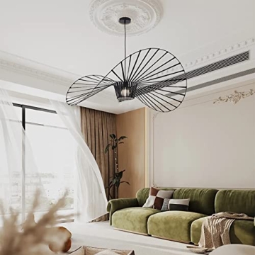 KELUOLY Black Vintage Chandelier for Stylish Spaces