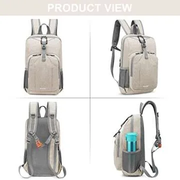 G4Free Mini 10L Hiking Daypack - Lightweight Travel Companion