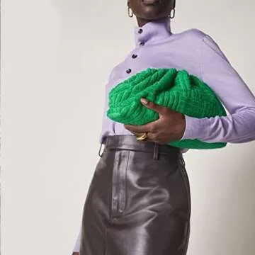 Trendy Designer Ruched Handbag for Fashion Lovers