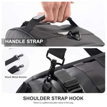 Cwatcun Camera Bag Crossbody, Small Camera Bag Sling for Photographers, Waterproof Shockproof Travel Camera Crossbody Bag for with Tripod Holder for Canon Nikon Sony SLR DSLR Mirrorless Camera