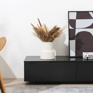 YANWE1 White Ribbed Ceramic Flower Vase Perfect for Decor