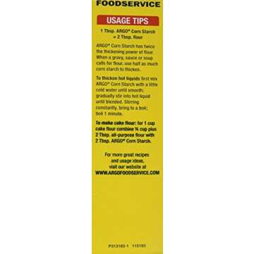 Argo Corn Starch - 16 oz. (pack of 2) 100% PURE Gluten Free