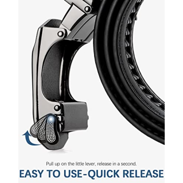 BOSTANTEN Men's Leather Ratchet Belt for Dress & Casual