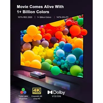 AWOL VISION LTV-2500 4K UHD UST Projector with 3D