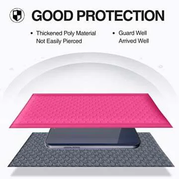 UCGOU Hot Pink Bubble Mailers for Safe Stylish Shipping