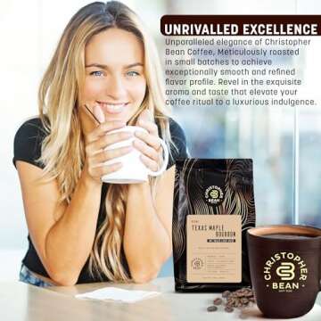 Decaf Texas Maple Bourbon Coffee - No Sugar, Non-GMO