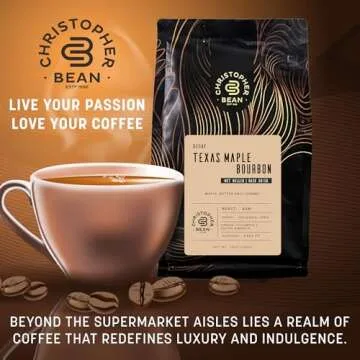 Decaf Texas Maple Bourbon Coffee - No Sugar, Non-GMO