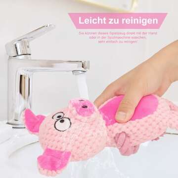 TONYFY Dog Squeaky Plush Toys for Puppies and Small Dogs