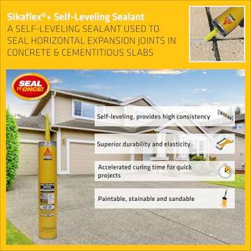 Sikaflex Self Leveling Sealant - Fast Curing & Waterproof