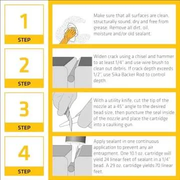 Sikaflex Self Leveling Sealant - Fast Curing & Waterproof