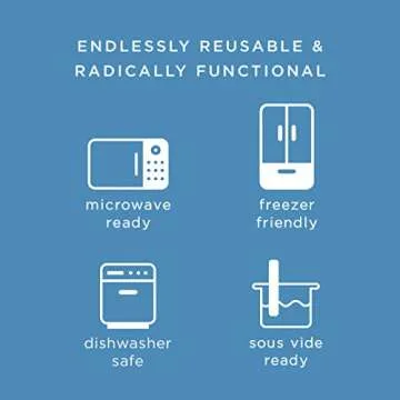 Stasher Silicone Reusable Storage Bag, Sandwich + Snack + 1/2 Gallon (Clear) | Food Meal Prep Storage Container | Lunch, Travel, Makeup, Gym Bag | Freezer, Oven, Microwave, Dishwasher Safe, Leakproof