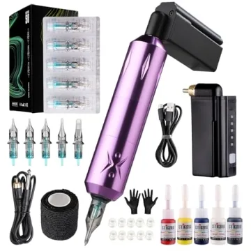 STIGMA Wireless Tattoo Kit Complete with Needles & Ink