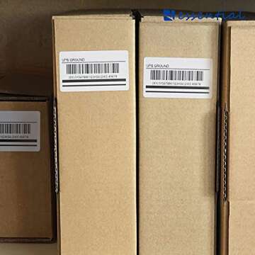 ESSENTIAL 2.25"x 1.25" (57mm ×32mm) White Direct Thermal Barcode Labels, Shipping Labels, Compatible with Zebra & Rollo Label Printer, 1000 Labels of Roll (1 Roll)