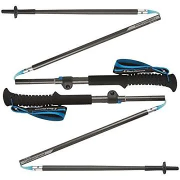 Black Diamond Distance FLZ Z-Poles, Carbon, 95-110cm