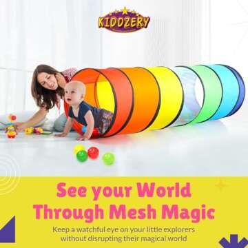 Kids Play Tunnel Set for Toddler Fun and Exploration