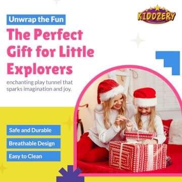 Kids Play Tunnel Set for Toddler Fun and Exploration