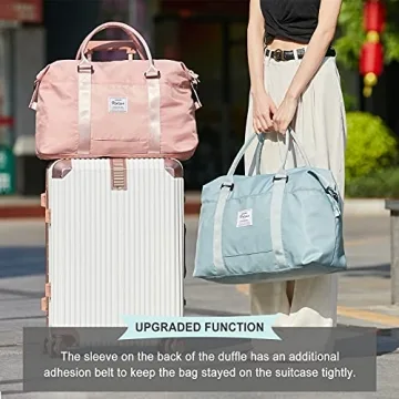Stylish Travel Duffel Bag for Women - Gym & Weekend Use